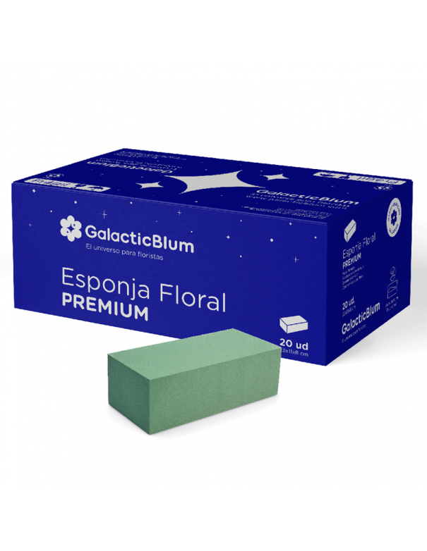 Esponja para Flores GalacticBlum Premium (23 x 11 x 8 cm, 20 uds.)